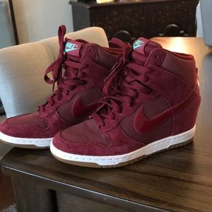 Never worn Nike wedge sneakers